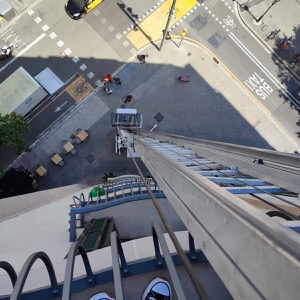 Mudança realitzada a Gran Via de Barcelona